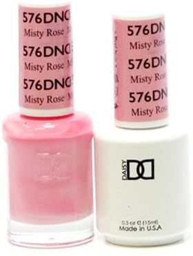 DND Gel & Matching Polish Set (576 - Misty Rose) + Buy 5 any color get FREE 1 WonderGel Top Coat