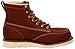 Thorogood American Heritage 6” Steel Toe Work Boots for Men - Full-Grain Leather with Moc Toe, Slip-Resistant Wedge Outsole, and Comfort Insole; EH Rated