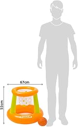 Intex Floating Hoops Game 67 x 55 cm Inflatable Pool Basketball Hoop view 4