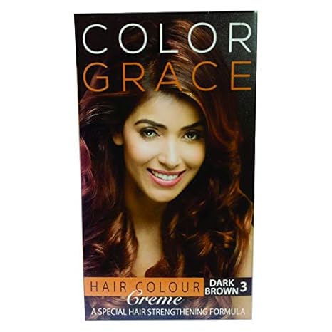 Buy Colorgrace Hair Color Creme Dark Brown For Women Men Pack