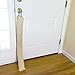 Evelots Door Window Draft Stopper-Block Cold,Heat-Sound Proof-Hanging Cord-Beige