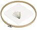 Embroidery Starter Kit! DMC Classic Reserve Aida, 12 by 18-inch, White, 14 Count. Along with a Pack of 16 Gold Eye Embroidery Needles (Clover, No. 3-9) with a 10 Inch Wood Embroidery Hoop