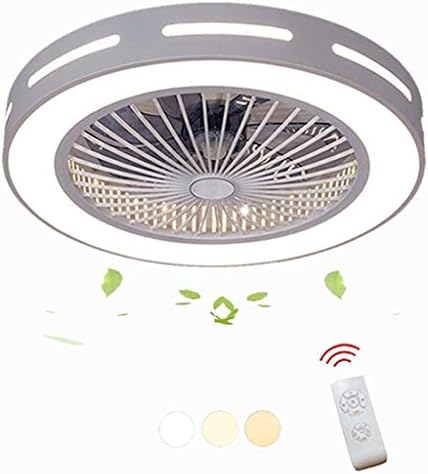 WSXXN Ceiling Fans with Lights Modern Ceiling Fan LED Chandelier Fan with Remote Control Fandelier Dimmable