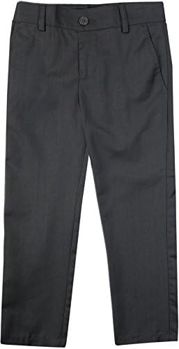 Armando Martillo Boys Flat Front Adjustable Waist Extra Slim Skinny Fit Dress Pants