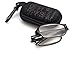SOOLALA 3 Pairs Mixed Color Mini TR90 Folding Reading Glasses with Clip Holder Zipper Case 7 Strengths, 2.0D