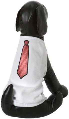 Designer Dog Tee Shirt - Tie Aplique - Large