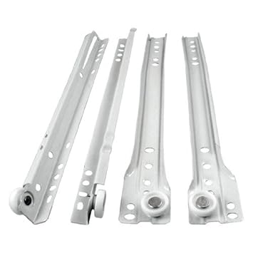 Buy Drawer Cabinet Metal 10 Silence Wheel Slides Track Set Online