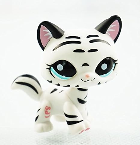 Amazon Com 2 Black White Striped Cat Kids Toys Animals