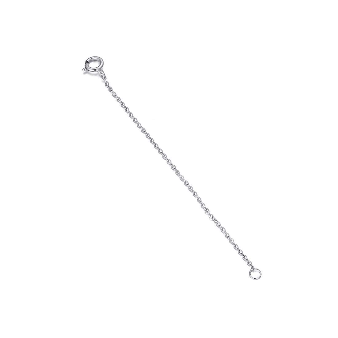 SISGEM Chain Extender for Necklace, 9ct Solid Gold Necklace Extendsion Bracelet Extender, for Anklet Choker (3inch)