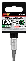 Performance Tool W36930 1/4-Inch Drive T-30 Tamper