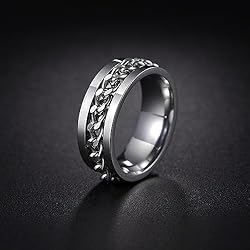 Udolfly Mens Fidget Rings Anxiety Rings for Men