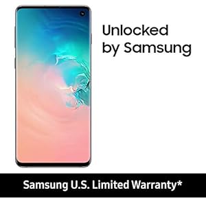 Samsung Galaxy S10, 128GB, Prism White – Unlocked (Renewed)