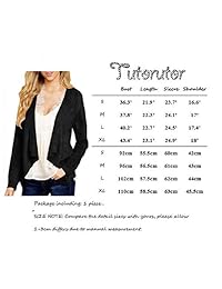 Tutorutor - Cárdigan de ante sintético para mujer, corte crudo