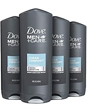 Dove MEN+CARE Body and Face Wash for Healthier and Stronger Skin Clean Comfort Effectively Washes Away Bacteria While Nourishing Your Skin 18 oz 4 Count