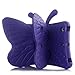 iPad case for Kids, Feitenn 3D Cartoon Butterfly Non-Toxic EVA Light Weight Kid Proof Shockproof case with Kickstand for ipad 5/ ipad 6 /ipad pro 9.7/ New iPad 2017 (Purple)
