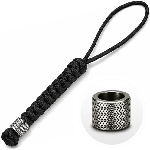 Amazon.com : CIVIVI Tied Paracord Lanyard with a Black Sphere