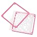 VAGYD Cookies Holder Magnetic Stencil Frame, for Sugar and Royal Icing Cookie Making, Pink