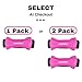LOKSER Patella Knee Strap for Knee Pain Relief by Best Brace Support Band for Jumpers Knee, Running, Osgood Schlatter, Tendonitis, Basketball, Squats | Adjustable for Women and Men (1 Pack, Pink)