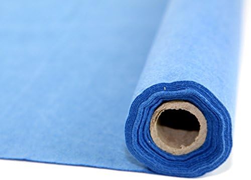 Minerva Crafts Plain Acrylic Felt Fabric Micro Roll 2.5m Cornflower Blue - per 2.5 metre roll