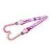 Cartoon Children Umbrella Regular Handle For Kids - Pink Peppa Pig (muddy puddles, pink)