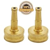 Twinkle Star Brass Jet Sweeper Sprayer Nozzle, 2 Pack, TWIS3431