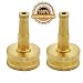 Twinkle Star Brass Jet Sweeper Sprayer Nozzle, 2 Pack, TWIS3431
