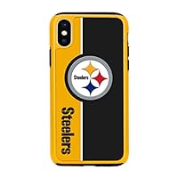 Forever Collectibles iPhone X Dual Hybrid Bold Case - NFL Pittsburgh Steelers