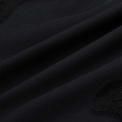 Transer- Womens Spaghetti Strap Tank Tops Sexy Lace Trimming Camisole Sleeveless T-Shirt Tee Blouses Black - Thumbnail 5