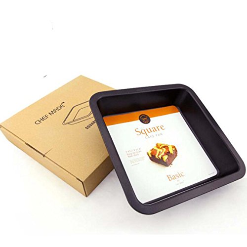 Click Here to See More Images CAN_Deal 8 inches / 20cm Carbon Steel Squre Cake Pan Cake Tin