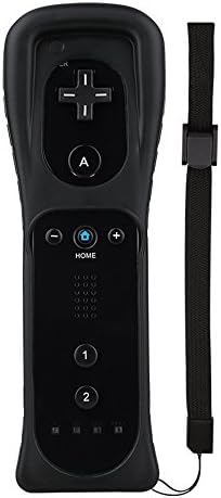 Wii Remote Controller,Zoewal FA14 Wireless Remote Controller with Free Silicone Case and Wrist Strap For Nintendo Wii and Wii U-Black (Third-party product)