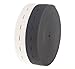 COTOWIN 3/4 Inch Buttonhole Elastic Buttonhole Belt 10 Yards (5 Yards Black,5 Yards White)