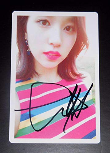 ミナ Twice 直筆サイン B07qpghv4d トレカ アイドル芸能人グッズ 最高級 Www Anoual Ma