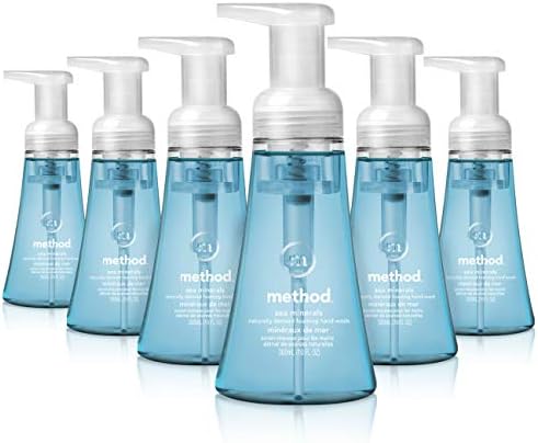 Amazon Com Method Foaming Hand Soap Sea Minerals 10 Fl Oz Pack Of 6 Office Products