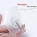 Adhesive Hooks, Nail free Ceiling hanger for kitchen and bathroom Transparent Heavy Duty Wall Hooks (10/Pcs)