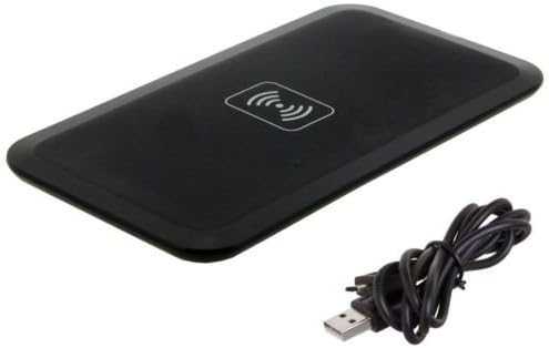 Cellstarr Qi Wireless Induction Charger Pad for LG LTE 2/DIL, Galaxy S6/S7/Note 5, Nexus 6/5/7(2013)/4, Nokia Lumia 1520/1020/920, HTC Droid DNA/Rzound, Blackberry Z30, all Qi-Enabled Phones-Black-Pad