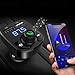 iKzan - Bluetooth FM Transmitter for Car, Audio Adapter and Receiver, Hands-Free Calling, MP3 Car Charger with 2 USB Ports and AUX Output Support U Disk TF Card