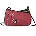 CHALA Criss Crossbody Shoulder Bag with Adjustable Strap - Bird - berry