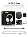 Bluedio Bluetooth Headphones Over Ear, Active Noise Cancelling Over-Ear Headphones F2 Wireless Bluetooth Headsets with Mic (White)