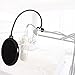 GOMILE Miccrophone Pop Filter Cover For Blue Yeti Mic Windscreen Metal Isolation Shield for Vocal Recording