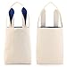 Easter Bunny Bag for Egg Hunts. Easter Basket Tote Handbag, Dual Layer Bunny Ears Design with Jute Cloth Material, Excellent for Carrying Eggs Gifts to Easter Party, Event. 10