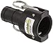Banjo 125C Polypropylene Cam & Groove Fitting, 1-1/4" Female Coupler x Hose Shank primary