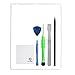 FixCracked for iPad 2 (2nd Generation) Touch Screen Glass Digitizer Replacement, Home Button Assembly, Midframe Bezel, Pre-installed Adhesive Tape, Wifi Antenna with Tools,White