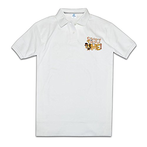Turkey Thanksgiveing Day Mans Polo Style XL White