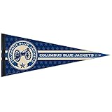 NHL 37220010 Columbus Blue Jackets Premium Pennant, 12