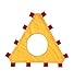 HearthSong Sunrise Triangular Play Panel Attachments - Set of 5 - Each Measures 23.5 L x 24.25 W...