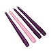 Exquizite Advent Candles Set of 4-3 Purple, 1 Pink, 10 inch - Premium Hand Dipped Taper Candles for Advent