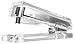 Kantek Clear Acrylic Desk Stapler, Large Capacity Holds a Full Strip of Standard Staples, 1.4