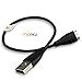 iMarku USB Cable for Fitbit Charge HR Band Wireless, Black, 2pcs