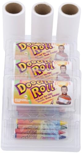 3 X 4" Doodle Roll and 3 Replacement Rolls