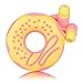 QearFun Candy Color Donut Earphone In Ear Earbud with Microphone and Cord Wrapper Set Winder for Smartphone Mp3 (Pink)